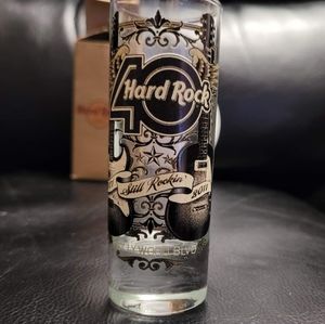 40th anniversary Hard Rock Cafe shot glass